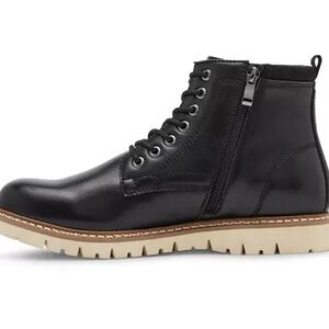 Steve Madden Men's Black Leather Boots